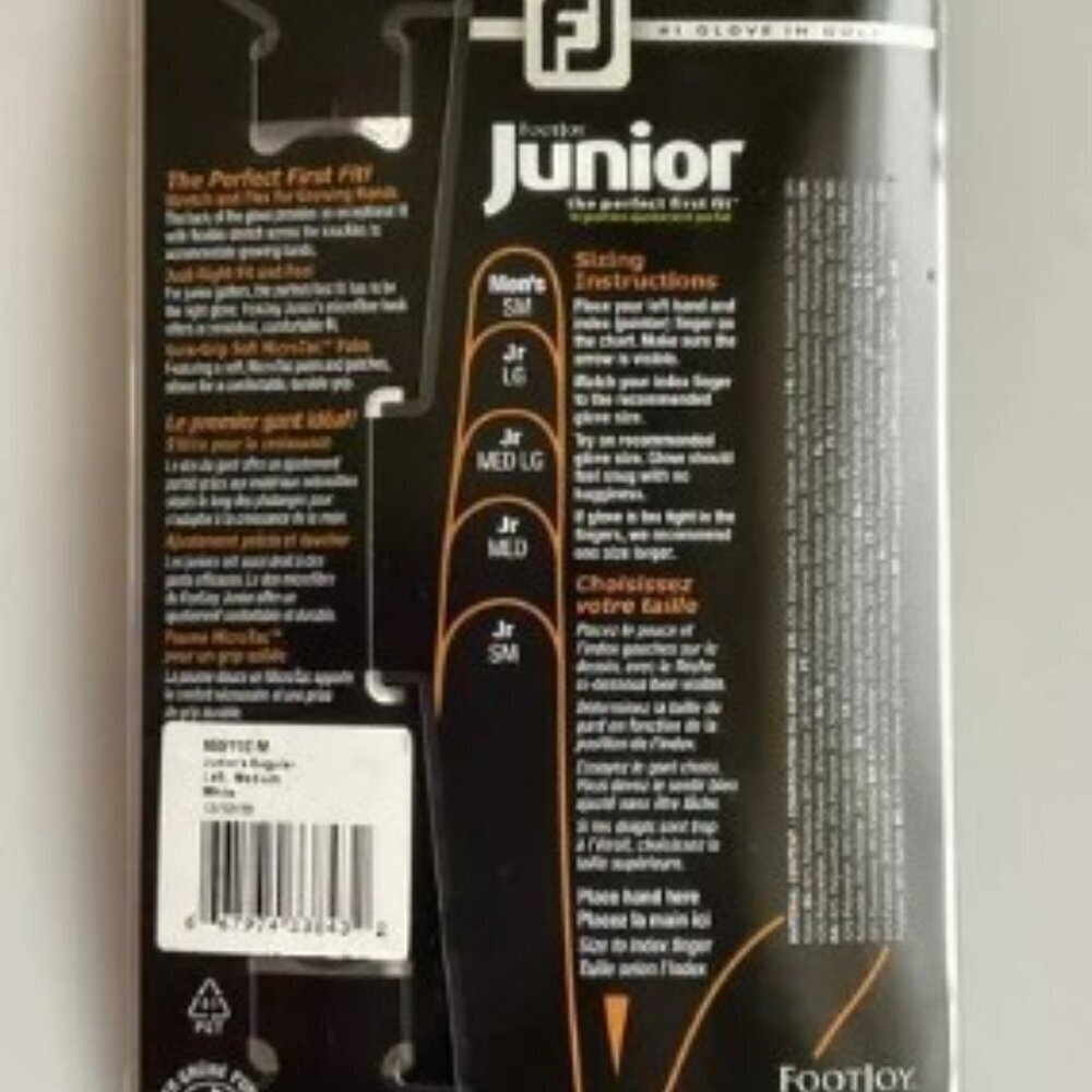 JUNIOR FOOTJOY GOLF GLOVE LEFT - Picture 3 of 8